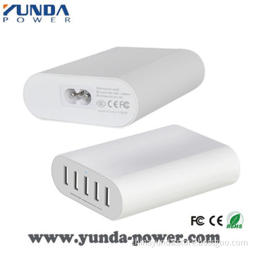 5 Port USB Mobile Phone Charger 5V 10A Output